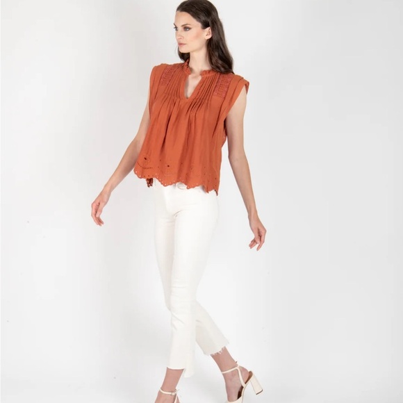 NWT secret mission Tessa top in Rust M - Picture 5 of 10